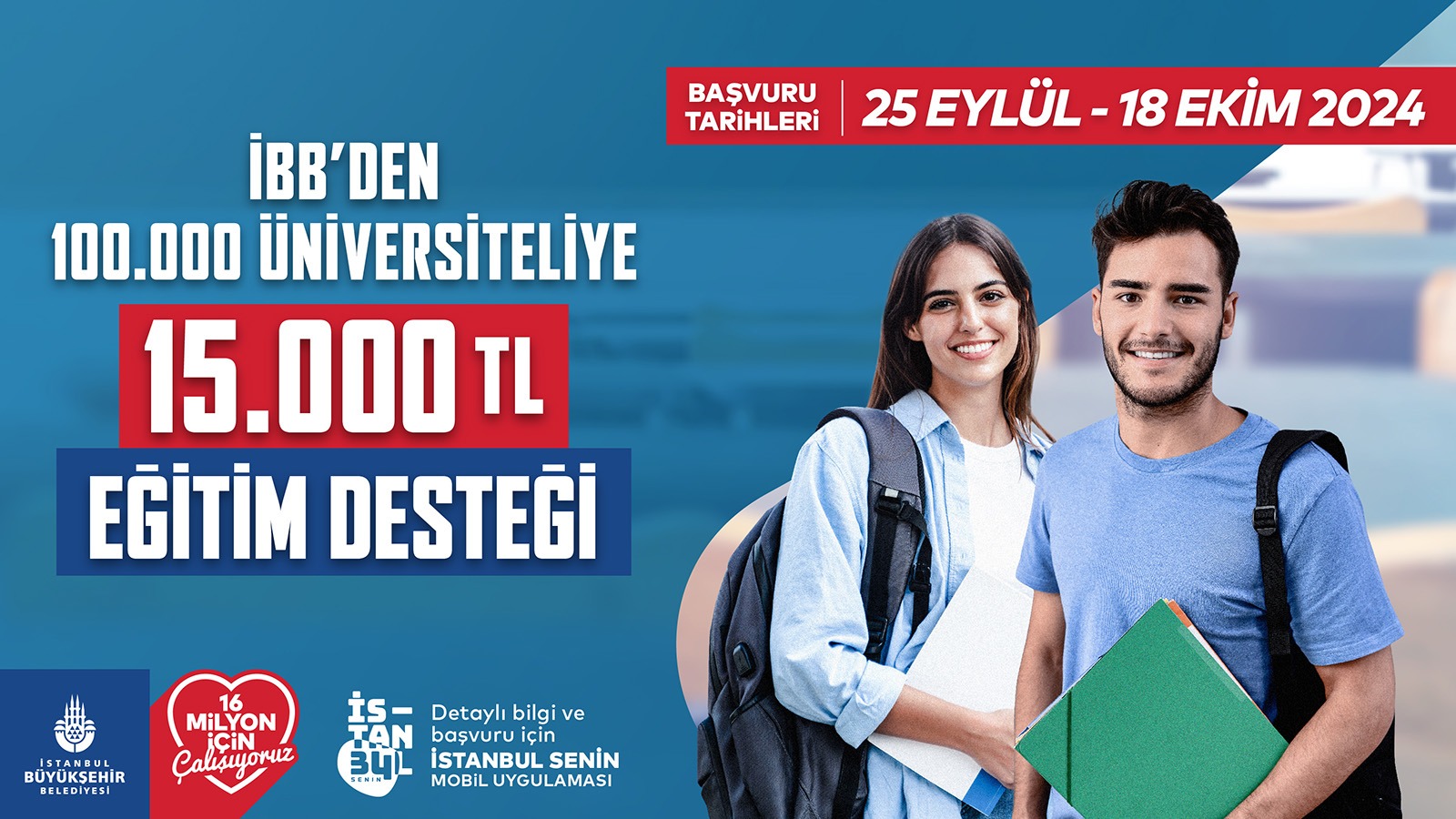 Genç Üniversiteli Desteği’ne başvurular başladı